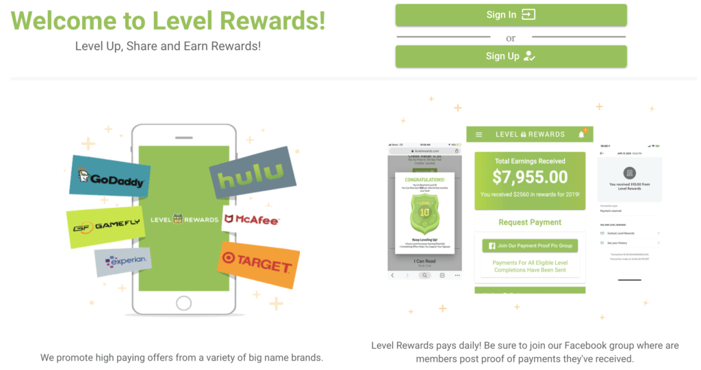 Level Rewards